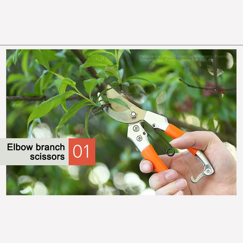 

Gardening Tool 10pcs Durable Combination Set Garden Flower Tools Portable Toolboxes K9Store