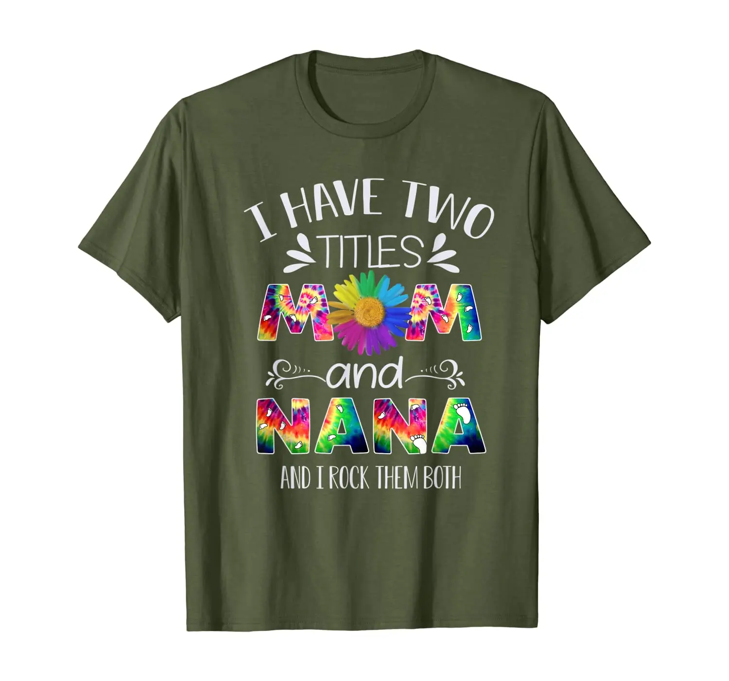

I have two titles Mom and Nana Mother's day Tshirt for Mom