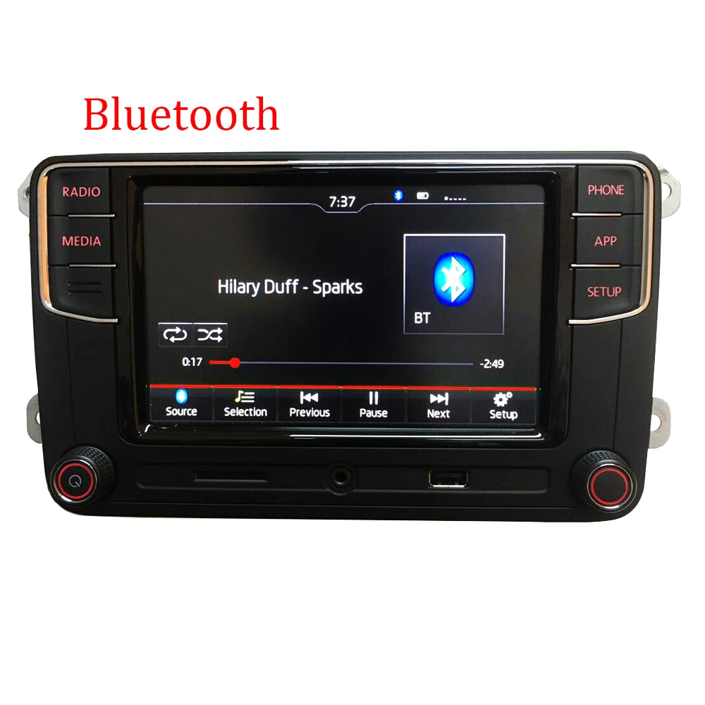Автомобильное аудио-радио RCD330 Android авто, Carplay, MirrorLink, Bluetooth, OPS, RVC, AUX, USB для Volkswagen GOLF PASSAT POLO
