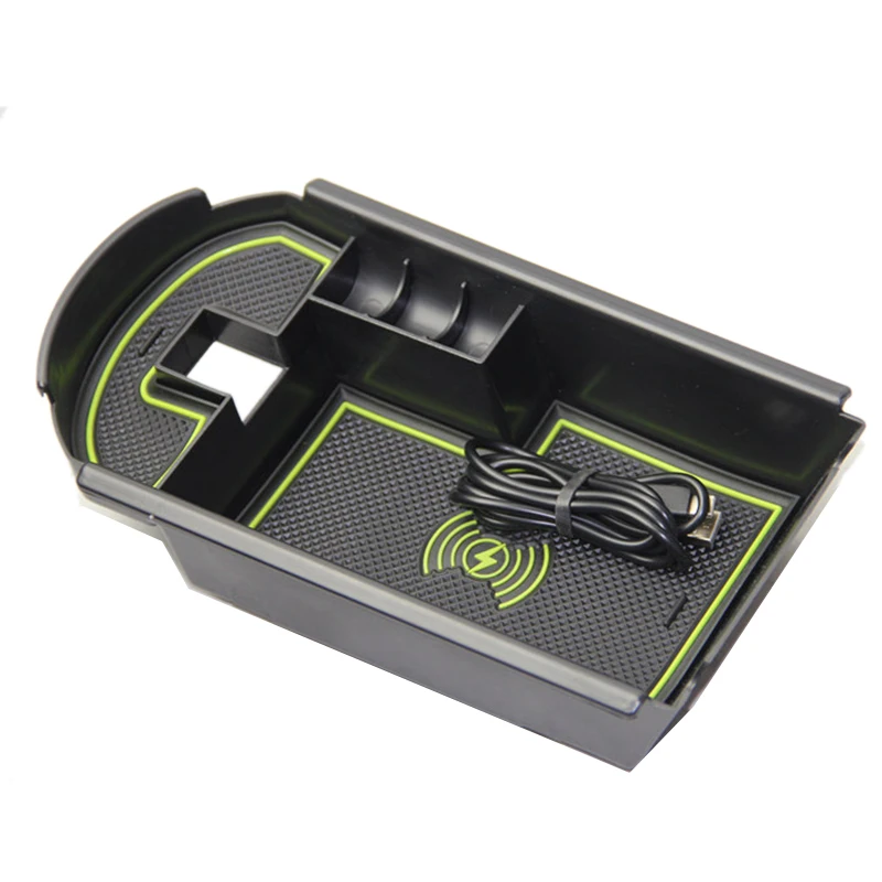 Car Center Console Storage Box Glasses 1Lot Mobile Phone Glove Organizer Customized For 2018 Toyota C-Hr (With Wireless | Автомобили и