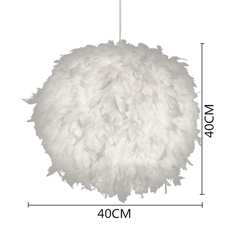 

LED Pendant Lights Nordic Pendant Lamp Feather Decoration For Bedroom Cafe Home Lighting Hanging Lamp Lamparas Abajur Luminarias