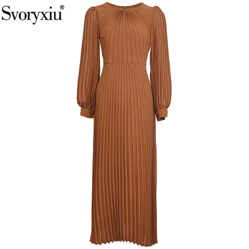 

Женское вечернее платье Svoryxiu, однотонное платье с рукавами-фонариками, весна-лето 2019