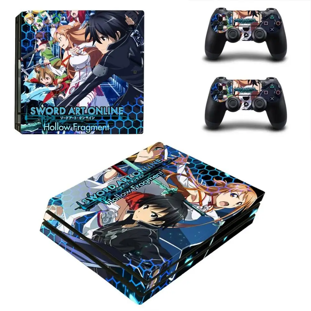 Наклейка Sword Art Online SAO PS4 Pro наклейка Play station 4 наклейки для PlayStation чехол консоли и