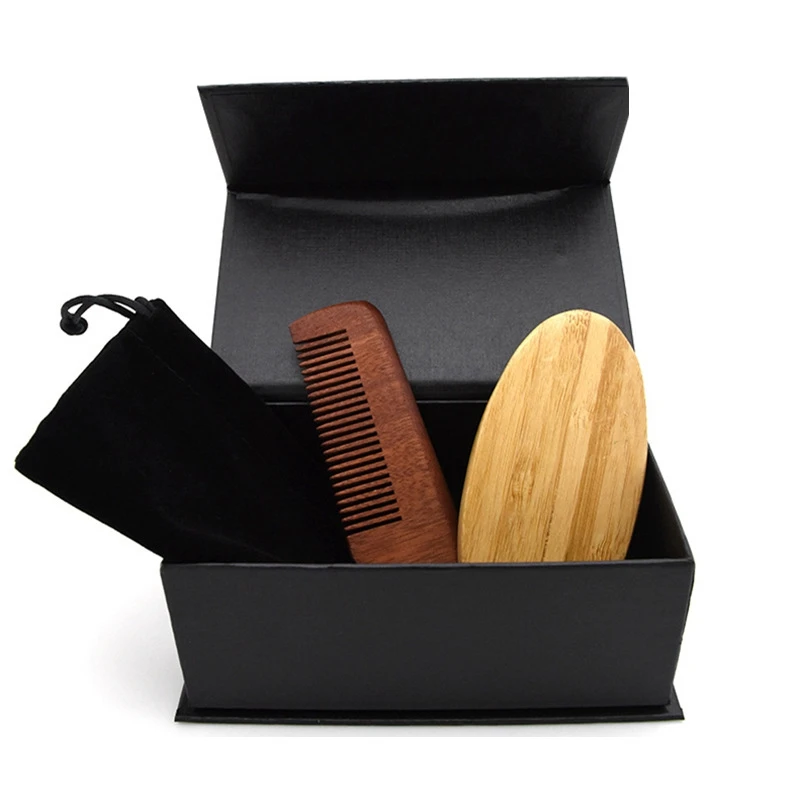

Популярная щетка для бороды и расческа для усов для мужчин уход за лицом подарок расческа для ухода с щетиной кабана набор кистей для бритья