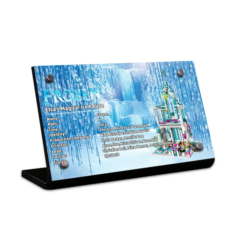 

Acrylic Display Stand Brand For 43127 Cartoon Anime Castle Model Toys Building Blocks Kid Gifts Toys