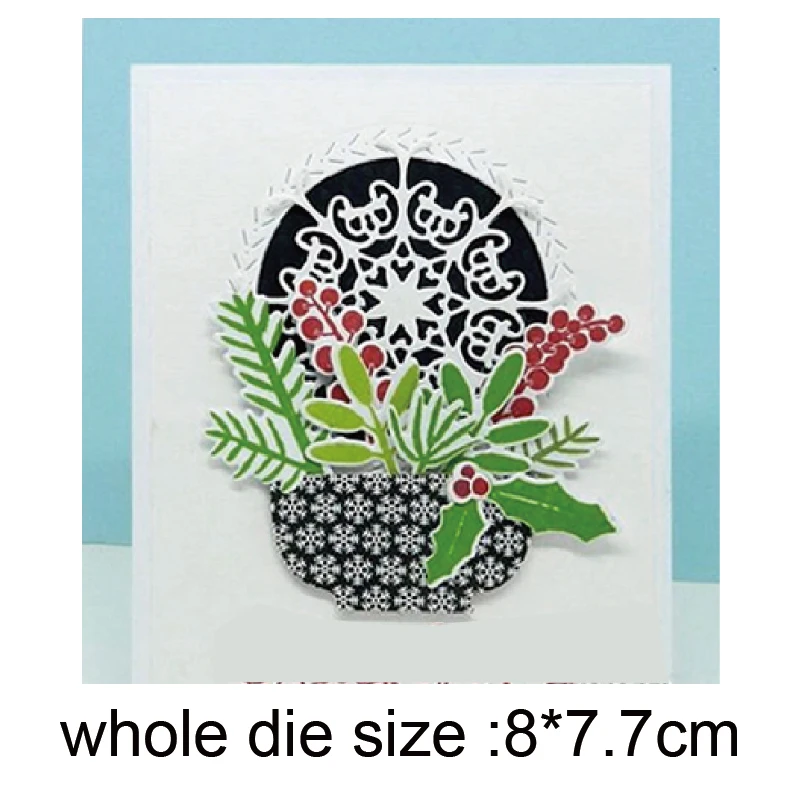 metal cutting dies snowflake merry christmas cut die mold decoration Scrapbook paper craft knife mould blade punch stencils | Дом и сад
