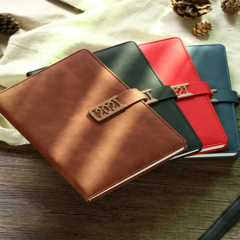 Блокнот для записей A5 с замком мягкий кожаный блокнот Офисные аксессуары