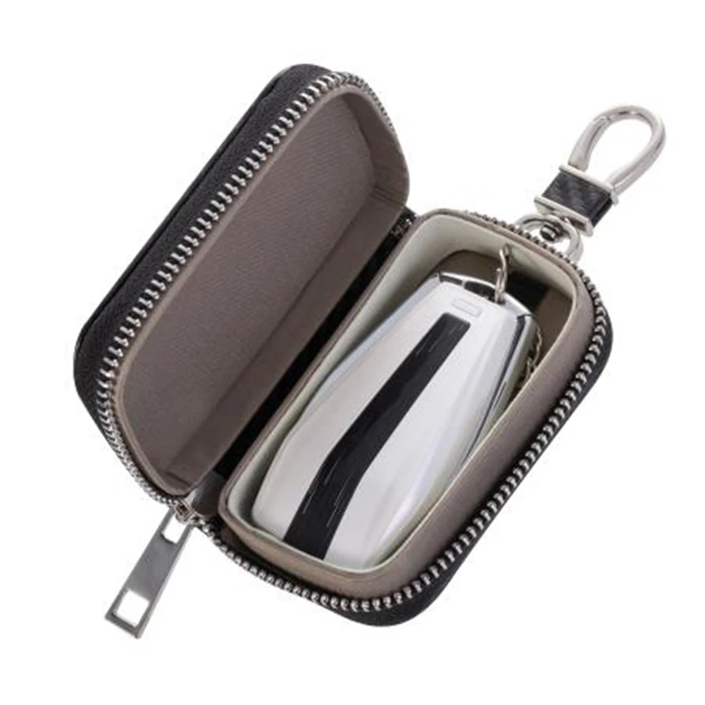 

Premium Key Fob Anti-Theft Cage Protector Car RFID Signal Blocker Anti-Hacking Case GPS Signal Blocking Box For Key Fob Faraday