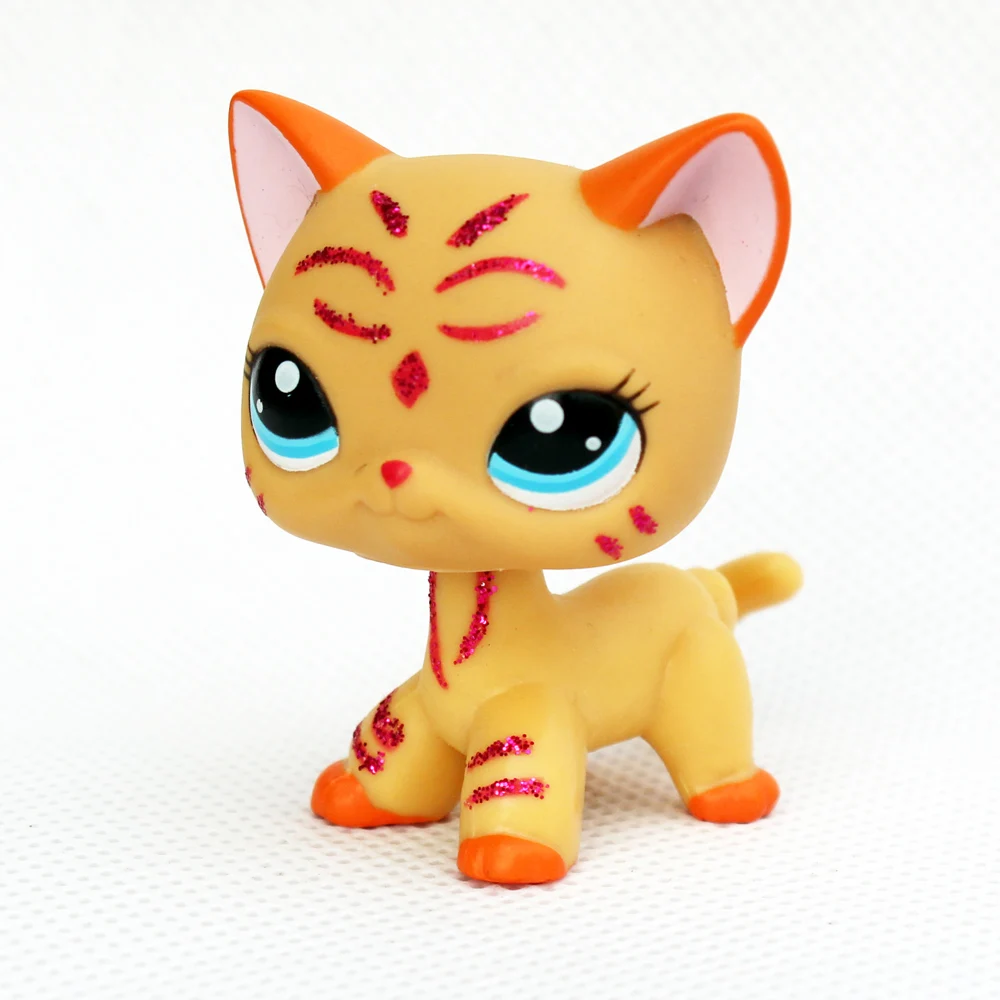 LPS кошка в продаже НАСТОЯЩИЕ Оригинальные игрушки для питомцев #2118 Желтые