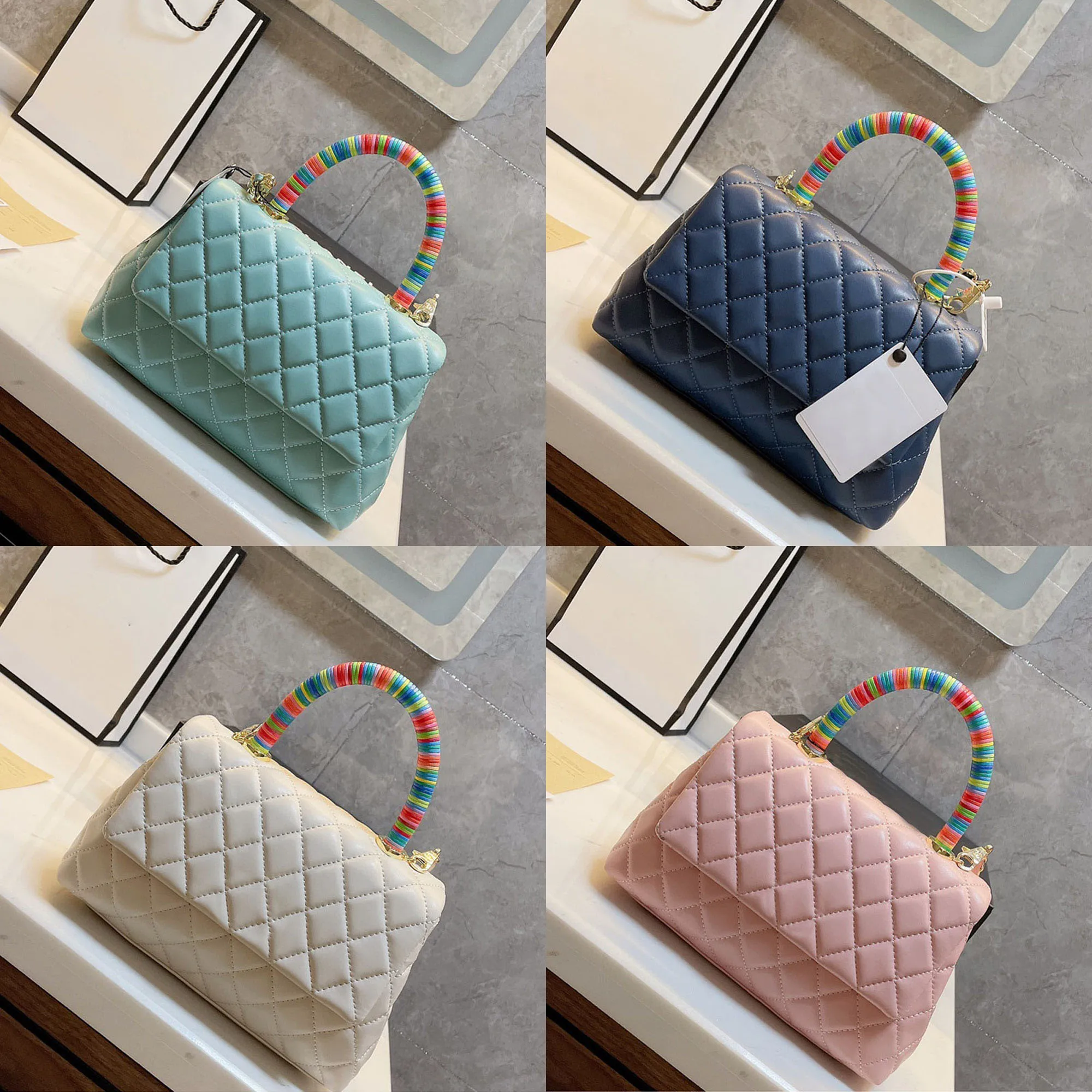 

Ladies woven handbags famous brand handle sheepskin leather shoulder bag fashion crossbody bags for women messenger bags