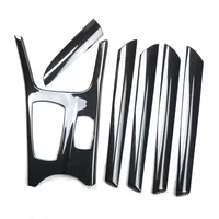 6Pcs/set For BMW X3 F25 X4 2011-2016 AT Car Interior Kit Gear Door Panel Set Cover Trim Car Styling Accessory 2 Colors Available