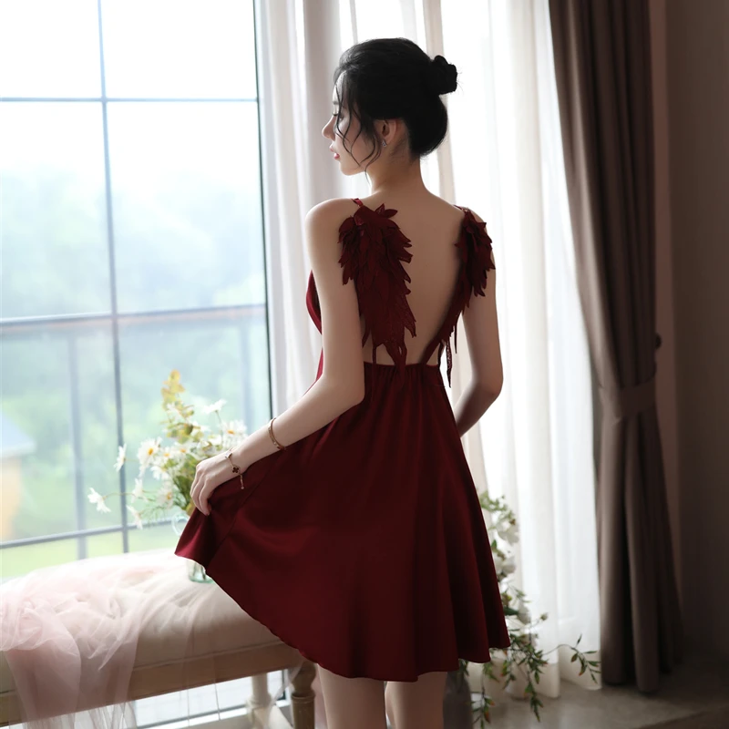 

Женская ночная рубашка, атласная кружевная ночная рубашка, ночная рубашка, Женская домашняя одежда, одежда для сна, Женская женское белье, с...