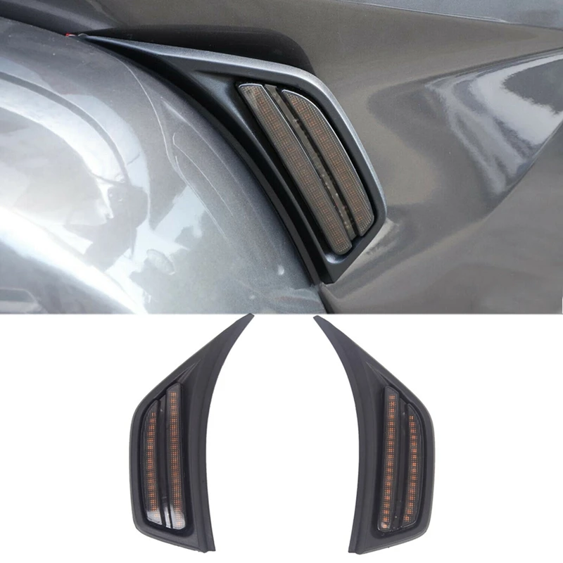 

LED Front Fender Side Marker Light Turn Signal Lamp for Jeep 2018-2021 Wrangler JL JLU and 2020-2021 Gladiator JT Truck