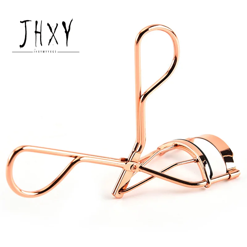 

1PC Rose Gold Eyelash Curler Clip Curl Long-Lasting Cosmetic Beauty Women Makeup Fake eyelashes Curling Tweezers Tools