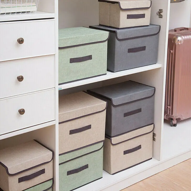 Новинка 2020 складная коробка для хранения чехол кубик одежда нижнее белье корзина