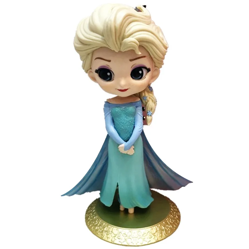 Disney cartoon characters ice and snow Aisha and princess series doll decorations suitable for birthday gifts Christmas gifts