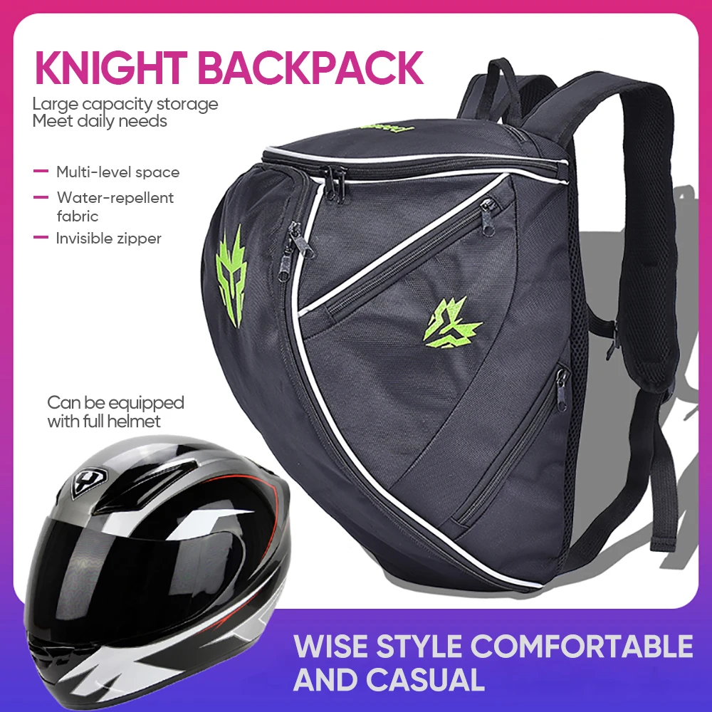 

Сумка на шлем большой емкости мотоциклетный рюкзак водонепроницаемая сумка для хранения универсальный рюкзак на мотоциклетный шлем