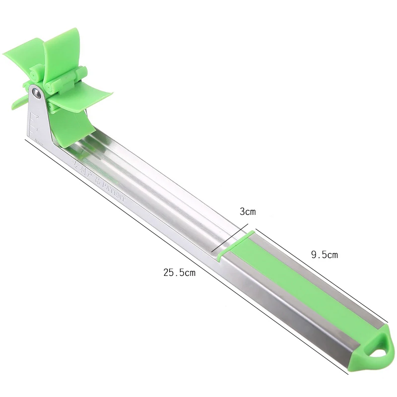 

NEW Watermelon Cutter Multi Melon Slicer Cutting Machine Stainless Steel Windmill Fruit Household Artifact Kitchen Tool