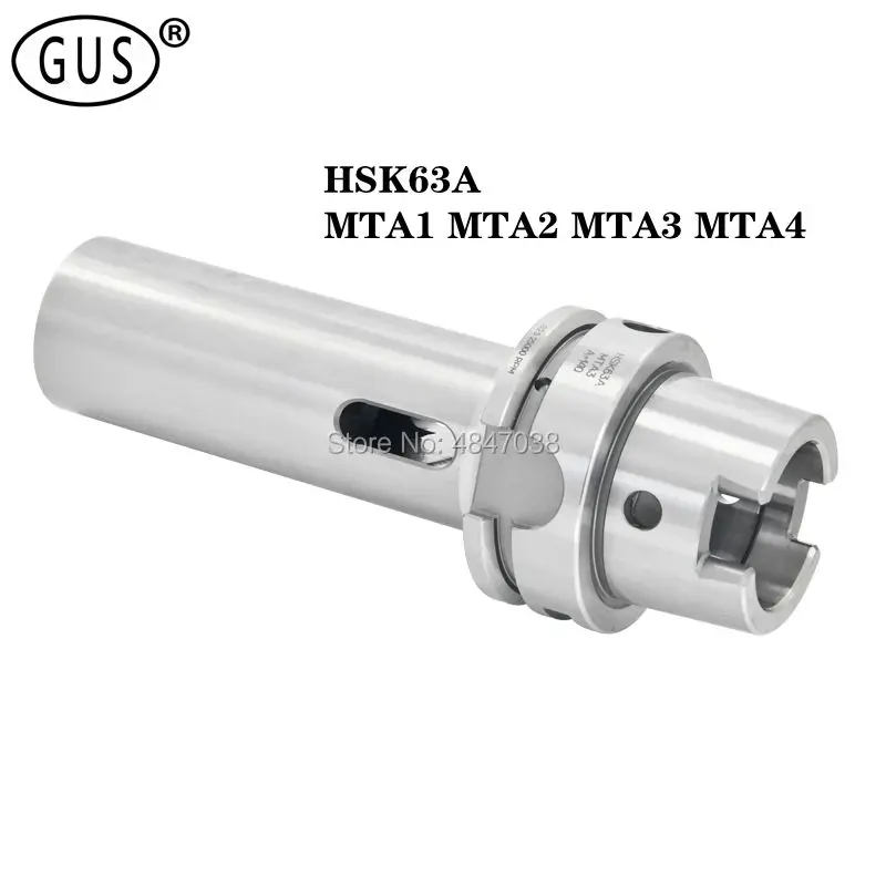 Высокая точность HSK63A-MTA1 MTA2 MTA3 MTA4 плоский хвостик Морзе держатель инструмента HSK-A63