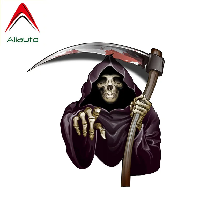 

Aliauto Творческий Death Skull наклейки на шлем для мотоциклов и автомобилей стикеры Водонепроницаемый Светоотражающие Украшение Аксессуары ПВХ, н...