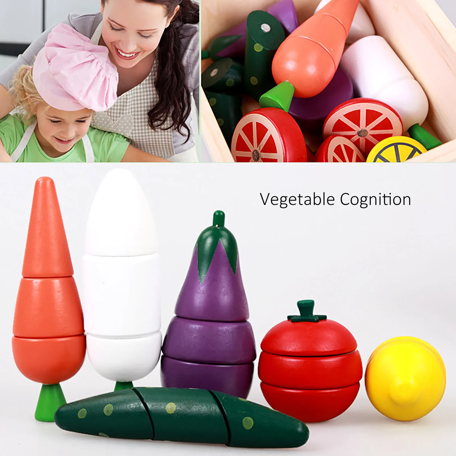 

Cutting Fruit Vegetable Toy Children Cute Cartoon Cutting Vegetable Toy Set Magnetic Children Fruit Toy Set For Home Kids Game