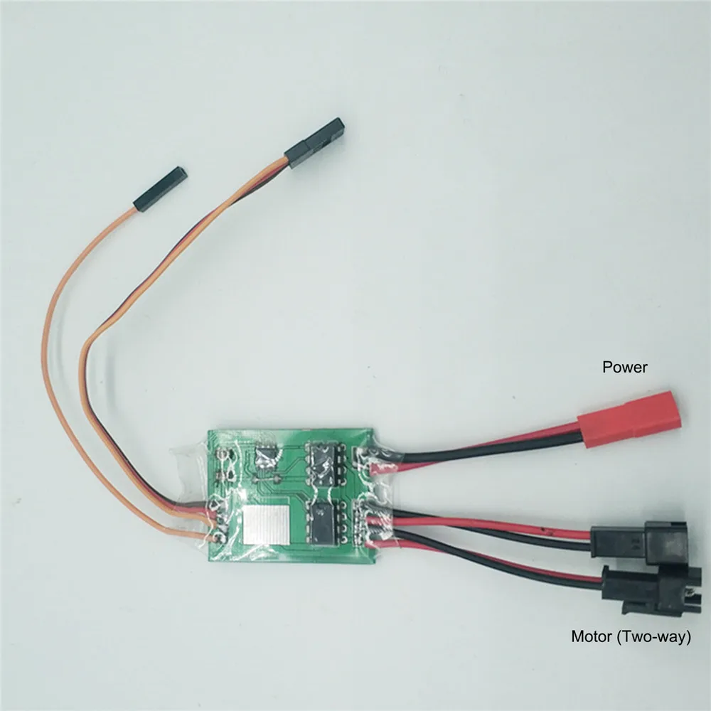 

Professional 1S 2S 3S Two-way 2CH Brushed ESC BEC 5V Mixed/Independent Speed Controller for DIY Tank Car Boat RC Model