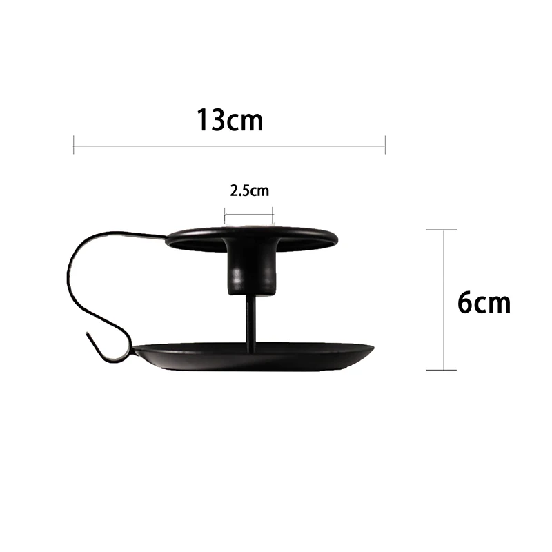 

European Vertical Iron Hand-Hold Taper Candlestick Wedding Party Candlelight Dinner Home Decorations Table Supplies 2/4Pcs