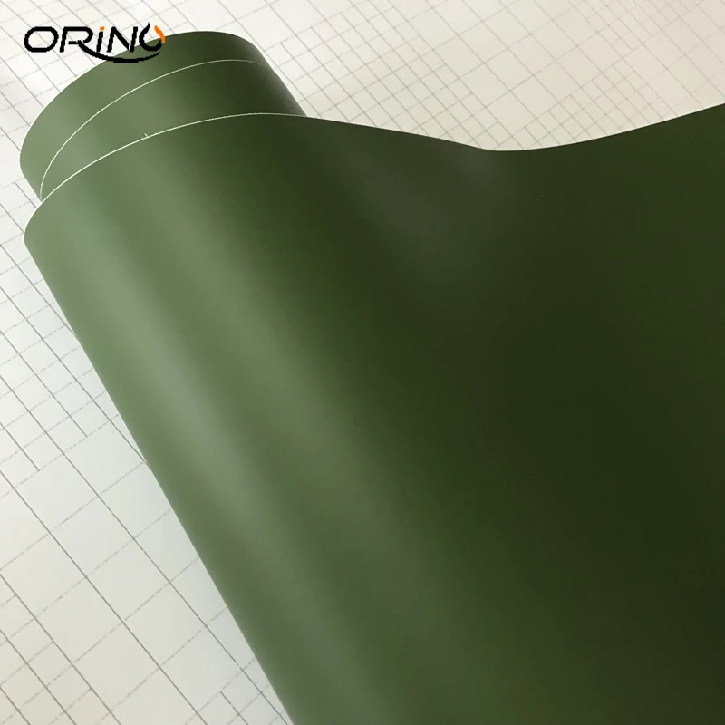 Матовая армейская зеленая виниловая матовая фотоклейкая наклейка для мотоцикла