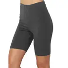 Шорты женские спортивные, кожаные, велосипедные, для фитнеса и воркаута, черного цвета, 2021