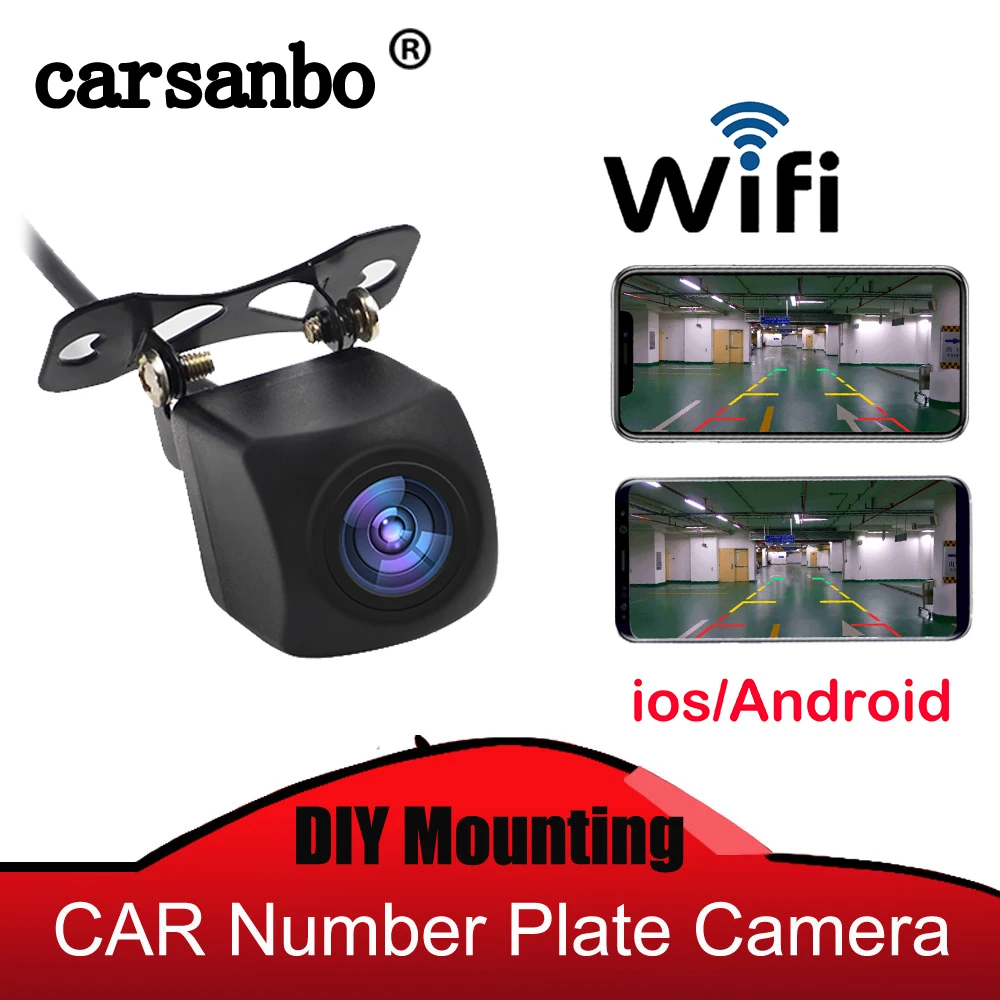 Камера заднего вида Carsanbo 720P HD Wi Fi для Android и IOS телефонов|Камеры авто| |