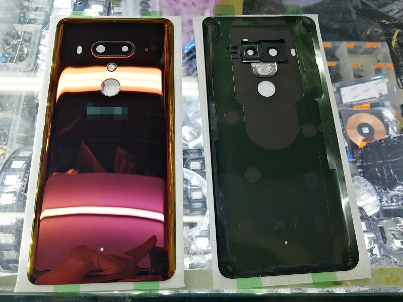 Новая задняя панель телефона HTC U12 + Plus с наклейками и объективом камеры 1