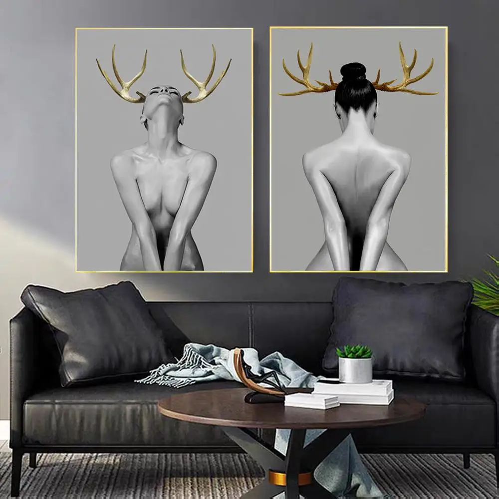 Настенные художественные картины плакаты женский боди модный плакат настенное