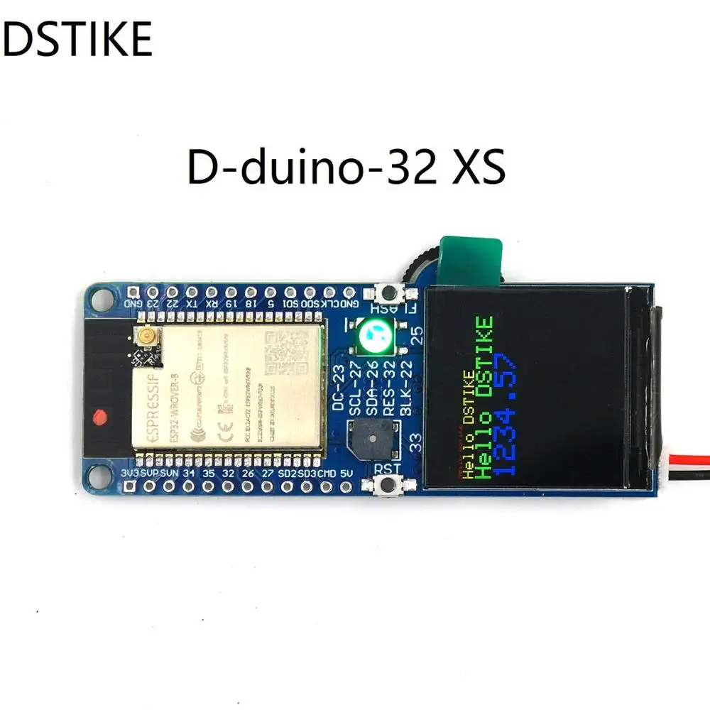 DSTIKE D duino 32 XS ESP32 макетная плата с TFT цветным ЖК дисплеем|Детали и аксессуары| |