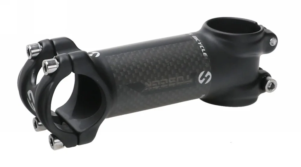 

TOSEEK Ultralight Carbon Stem 100g Angle 7 Degree Length 60mm-110mm Bike Stem Bicycle Parts Handlebar Diameter 31.8mm
