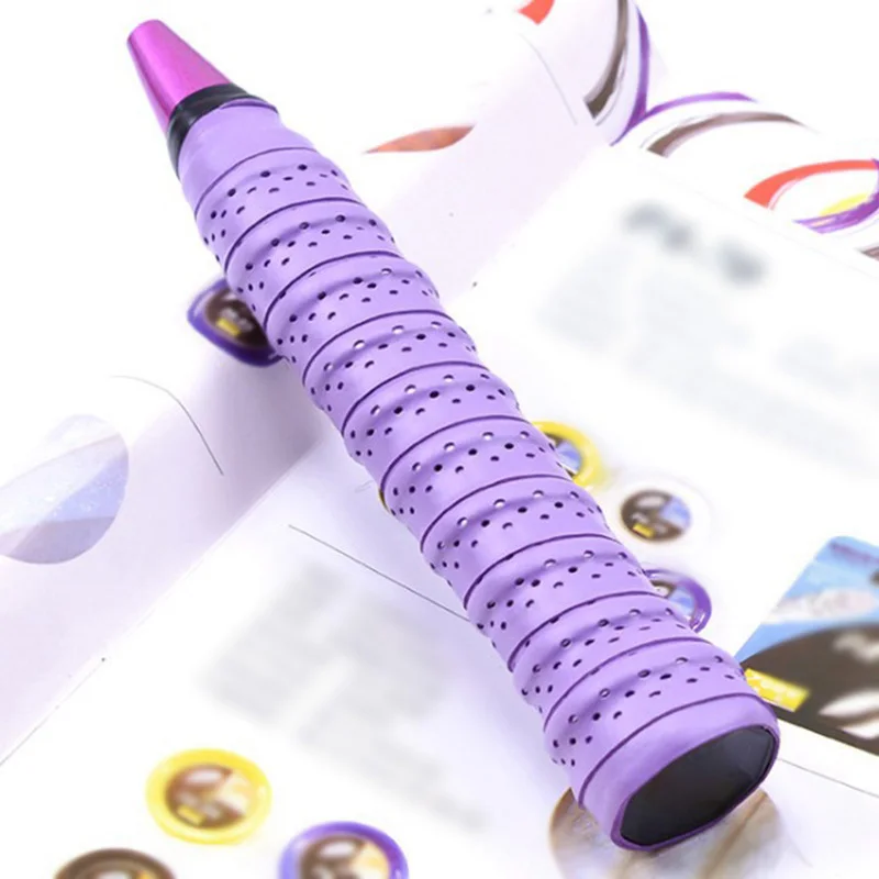 

9 ColorGrip Tape Anti-slip Absorb Sweat Racket Tape Handle Grip Tennis Badminton Squash Band Anti-skid Headbands Hair Sweat Band