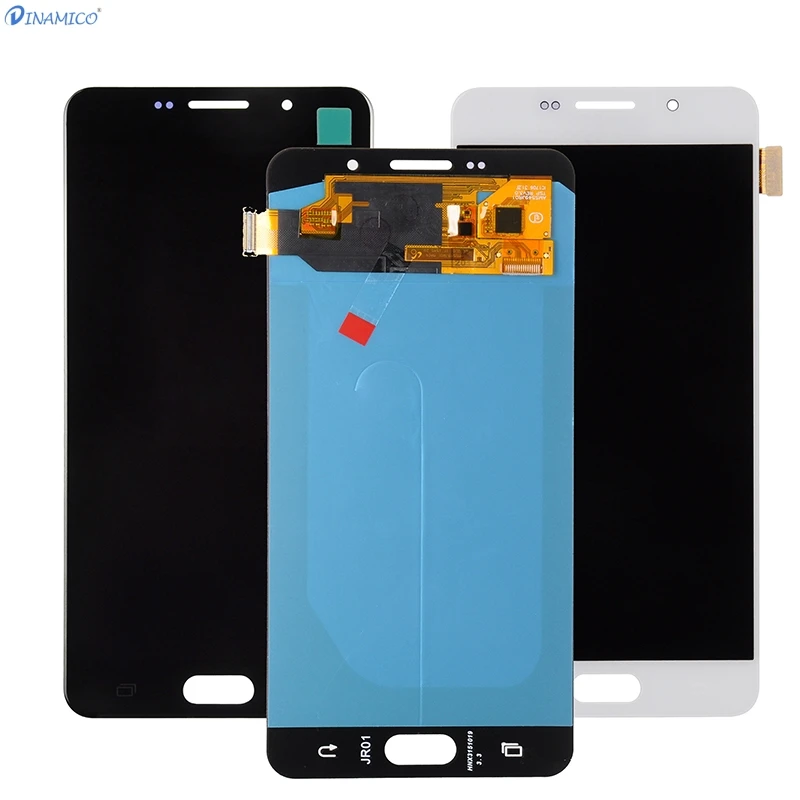 Dinamico продвижение A710 ЖК-дисплей для samsung Galaxy A7 ЖК-дисплей с кодирующий преобразователь сенсорного экрана в сборе A710M A710F дисплей