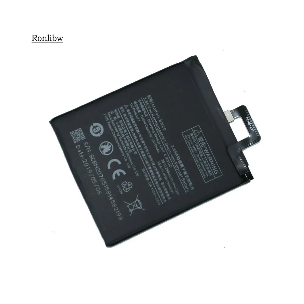 Аккумулятор для телефона Ronlibw BN20/BN34 mi 5C 5C/Red 5A 5 0 &quotСменные Аккумуляторы мобильных