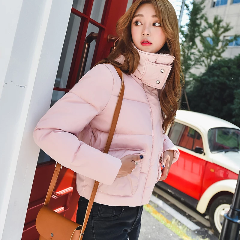 Куртка женская зимняя из искусственного меха с подкладкой хлопка короткая 2020 |