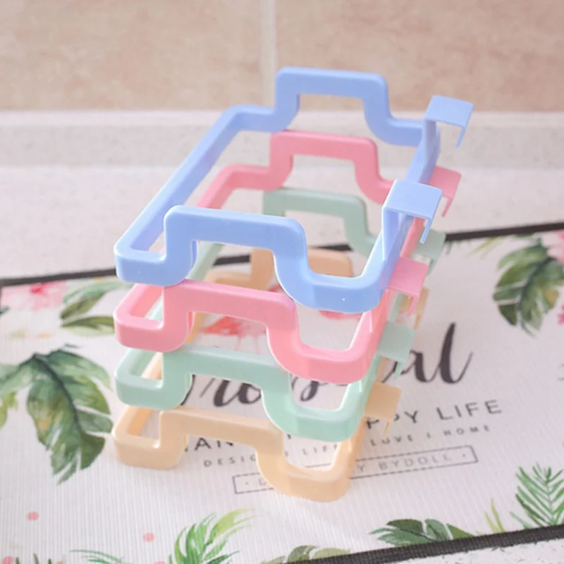 

Home Kitchen Hangable Trash Bag Bracket Household Door Back Cabinet Hanging Garbage Rags Storage Rack Kitchen Accessories