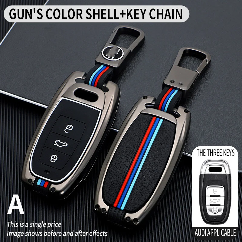 

Car key covers, set of key protection accessories, for audi a1 a3 8v a4 b8 a9 a6 c7 q5 q7 tt