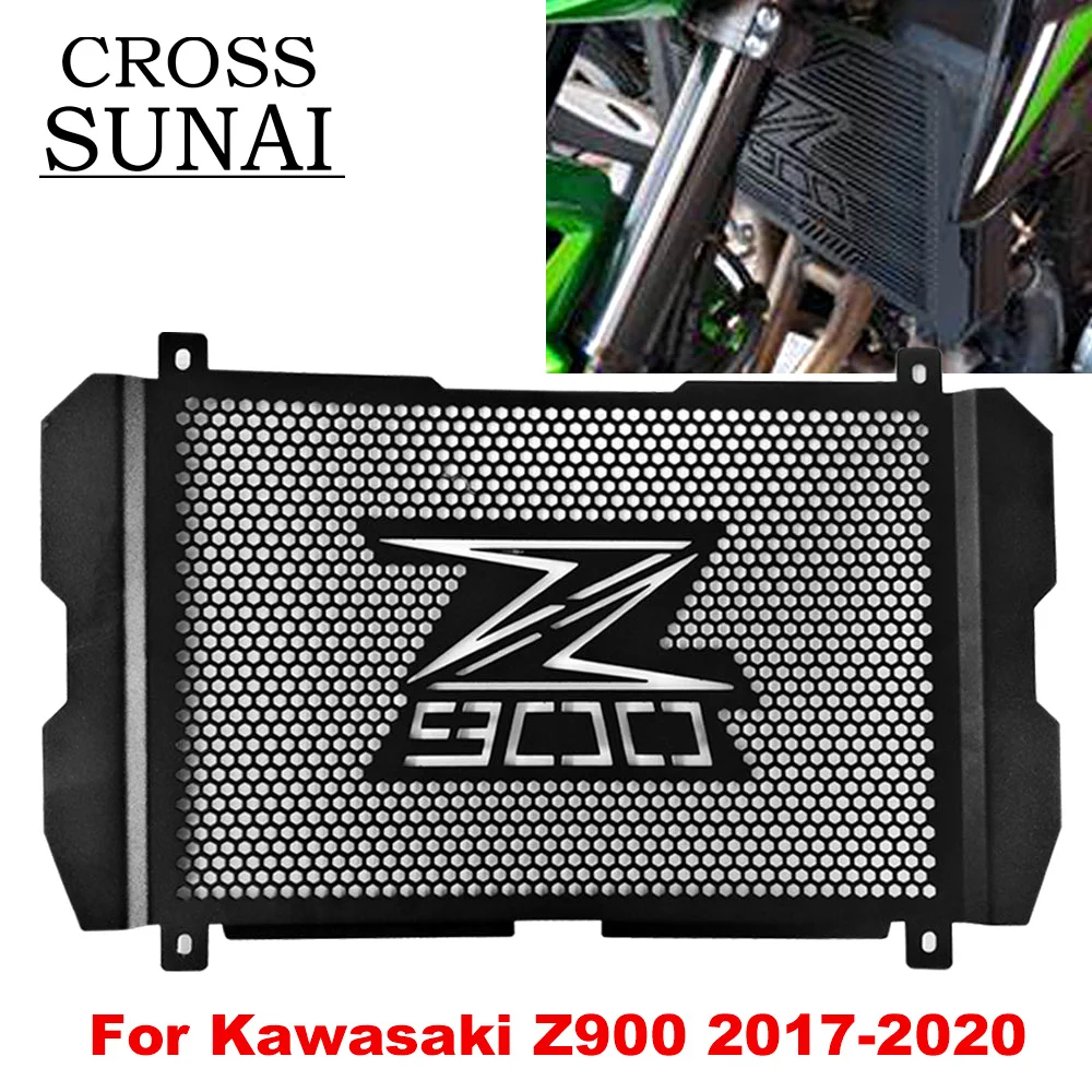 

Защита решетки радиатора мотоцикла для Kawasaki Z900 Z 900 2017-2020, крышка решетки, подножка, задний комплект защиты, CNC анодированный