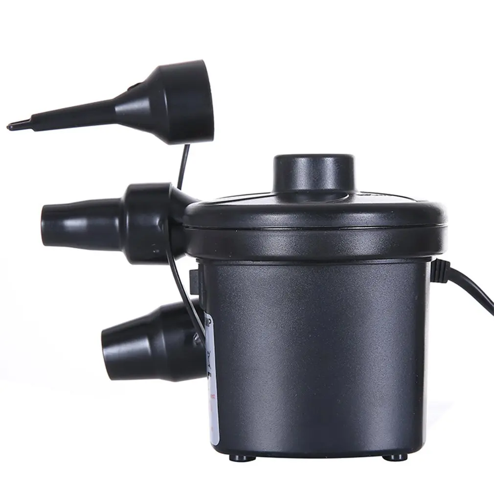 

DC 12v Portable Electric Inflatable Pump Quick Air Filling Compressor With 3 Nozzles Air Pump Mattress Boat Auto Air Inflatabl