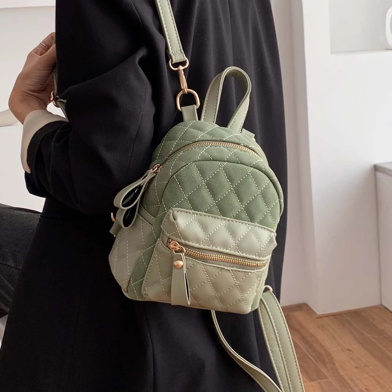 Новый Дизайнерский Модный женский рюкзак мини мягкий на ощупь