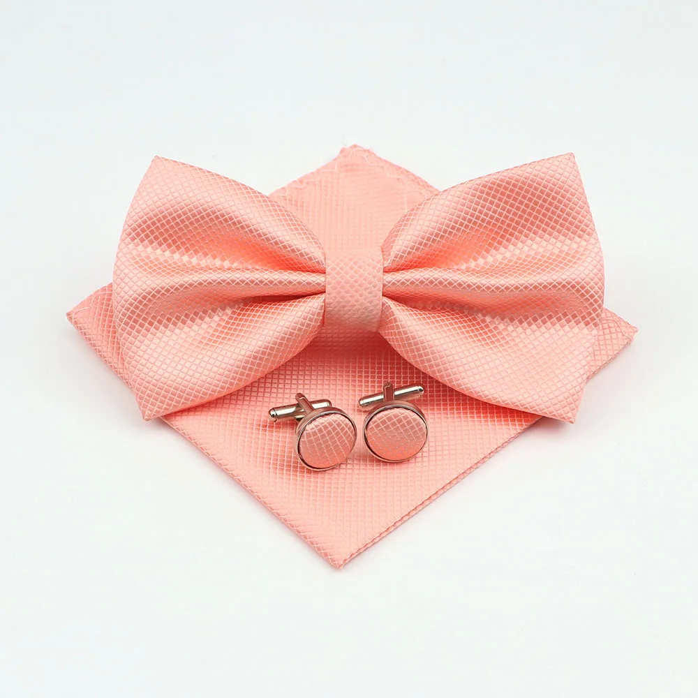 Мужской набор галстуков из полиэстера 7 см ширина карман квадратные запонки