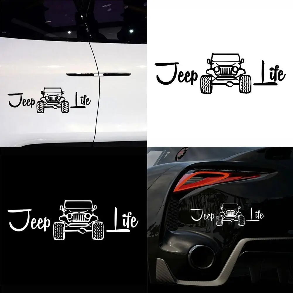 Водонепроницаемый Бампер Jeep Life для кузова автомобиля внедорожника переводная
