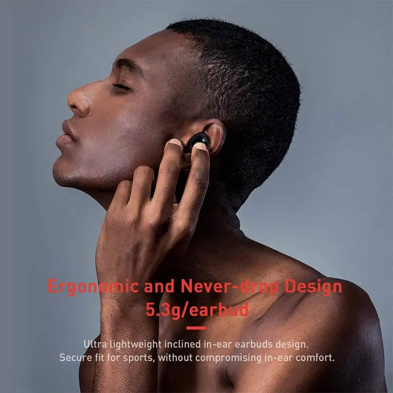 

Blitzwolf UM1 bluetooth Earphone Wireless Headset HiFi Noise Reduction IPX6 Waterproof Sports Headsets With Mic