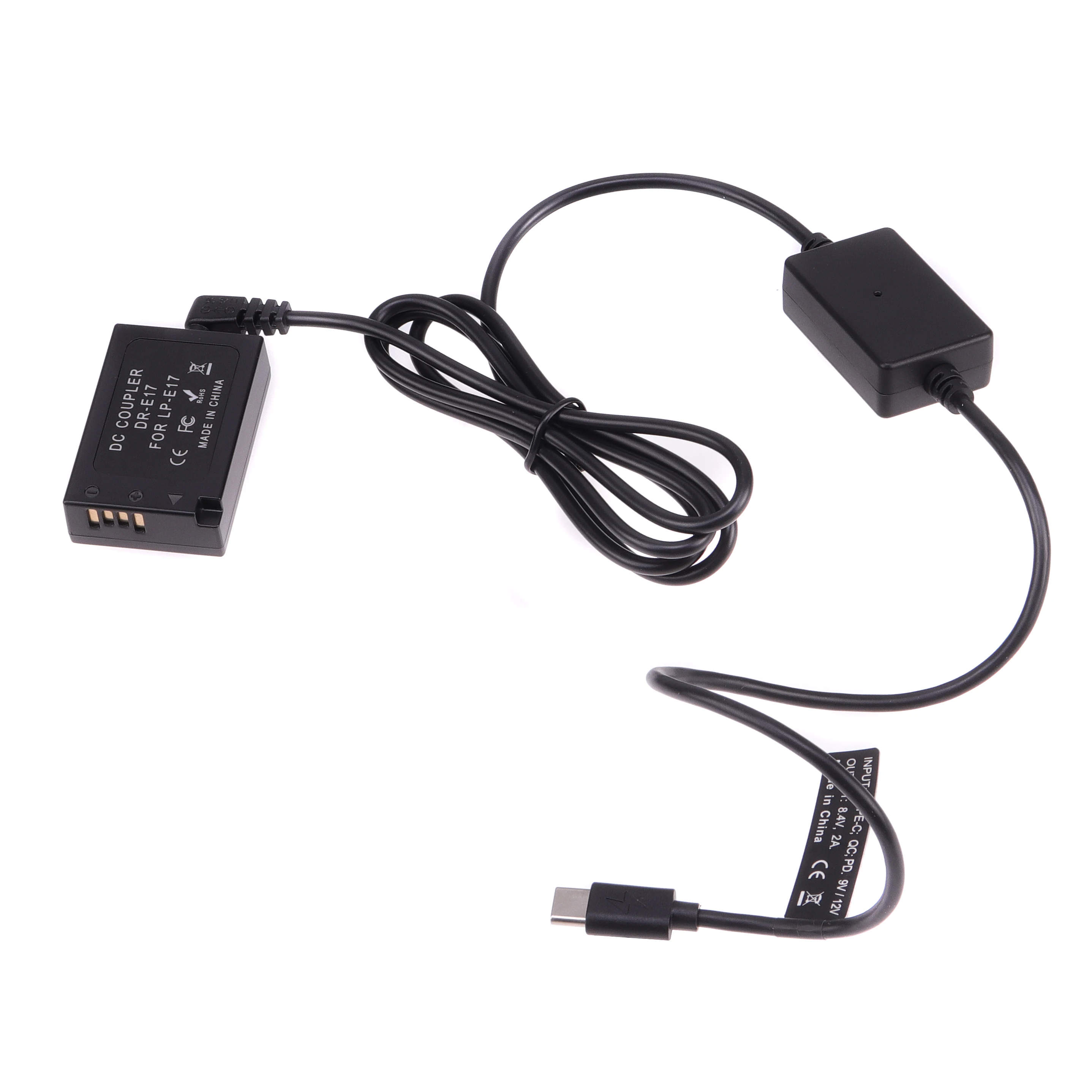 

Fotga LP-E17 Power Adapter Charger with TYPE-C Cable for Canon M3 M5 M6