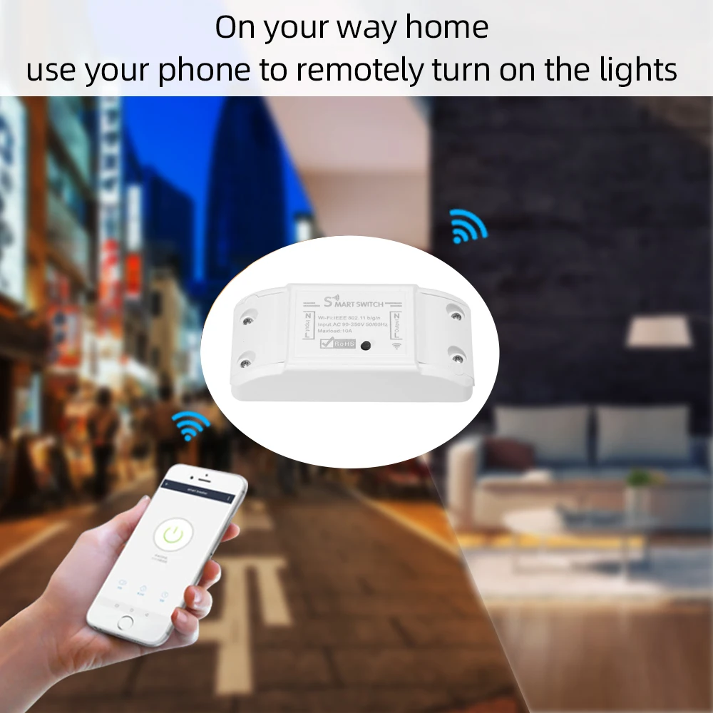 Умный Wi-Fi-выключатель Tuya с функцией таймера 220 В | Электроника