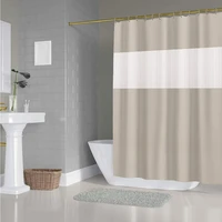 shower liner curtain vinyl with metal grommets water and rust resistant curtains beige