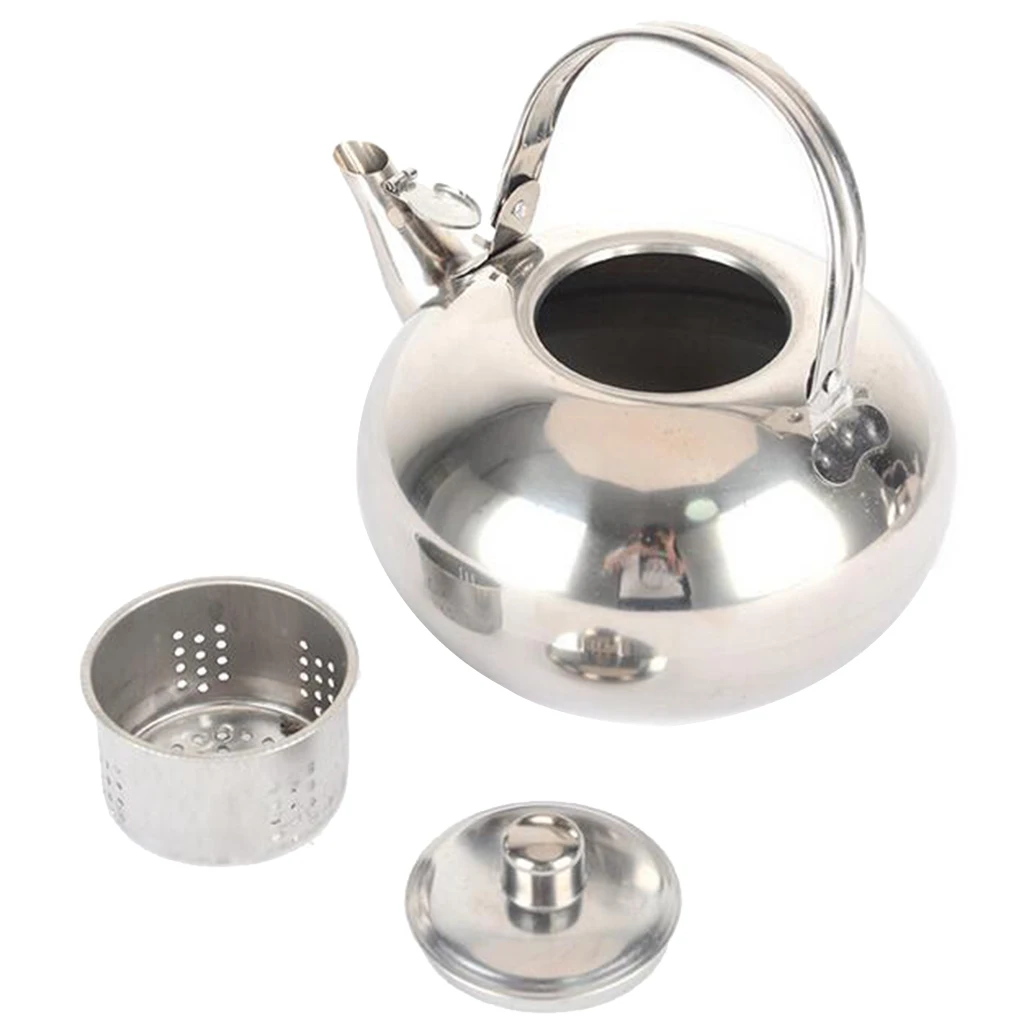 Нержавеющая сталь Чай горшок Кофе чайник с Infuser Фильтр | Дом и сад